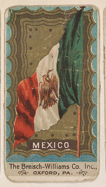 :Flag of Mexico from the Flags series for Breisch-Williams C-16x12"(A3) Poster