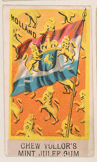 :Flag of Holland from the Flags series for Vollor's Gum c190-16x12"(A3) Poster