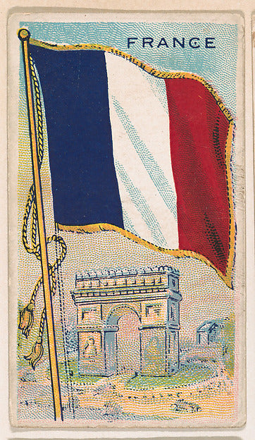:Flag of France from the Flags of All Nations series issued -16x12"(A3) Poster