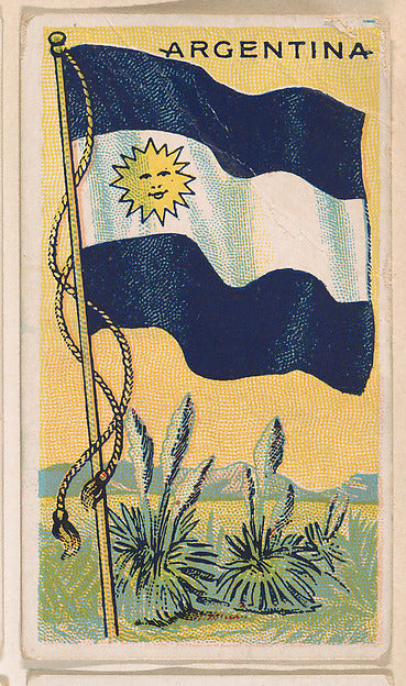 :Flag of Argentina from the Flags of All Nations series issu-16x12"(A3) Poster