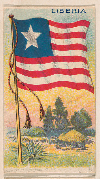 :Flag of Liberia from the Flagum series issued by the Americ-16x12"(A3) Poster