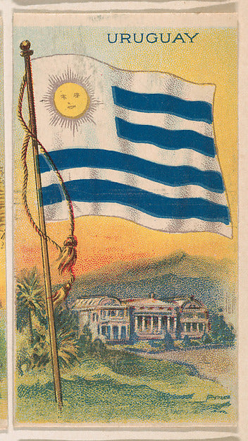 :Flag of Uruguay from the Flagum series issued by the Americ-16x12"(A3) Poster