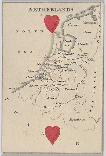 :Netherlands from Court Game of Geography 1838–55-16x12"(A3) Poster