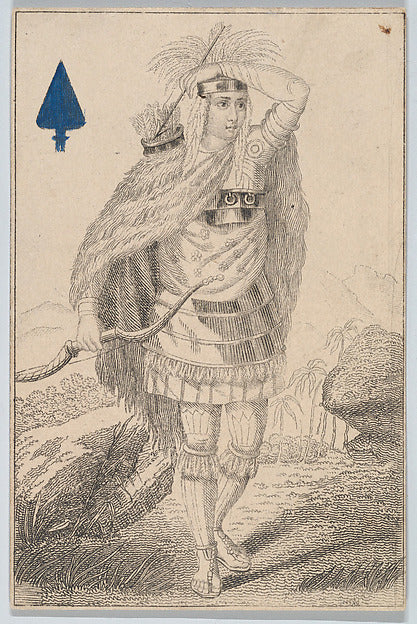 :Knave from Court Game of Geography 1838–55-16x12"(A3) Poster