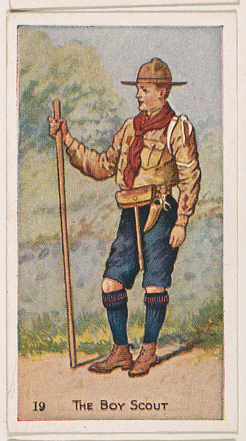 :Card 19 The Boy Scout from the Boy Scouts series issued by-16x12"(A3) Poster