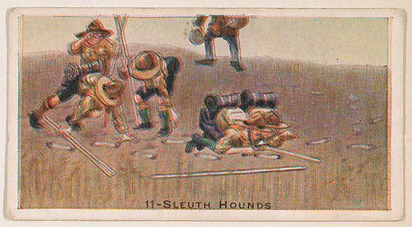 :Card 11 Sleuth Hounds from the Boy Scouts series issued by-16x12"(A3) Poster