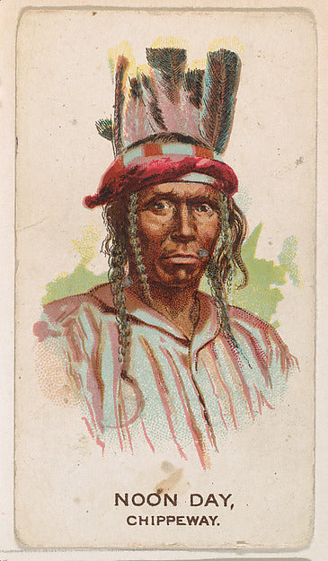 :Noon Day Chippeway from the Indian Pictures series issued b-16x12"(A3) Poster