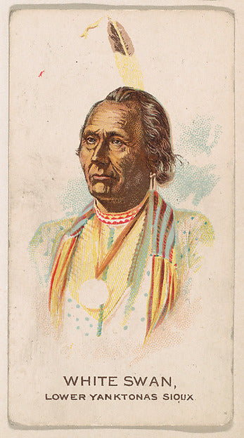 :White Swan Lower Yanktonas Sioux from the Indian Pictures s-16x12"(A3) Poster