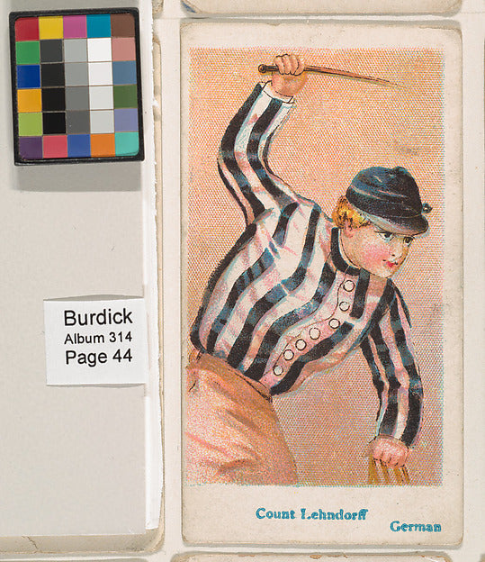 :Count Lehndorff German from the Jockey Caramels series for -16x12"(A3) Poster