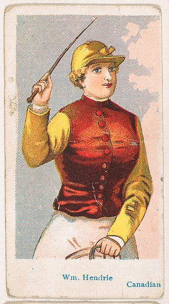 :William Hendrie Canadian from the Jockey Caramels series fo-16x12"(A3) Poster