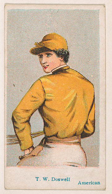 :T.W. Doswell American from the Jockey Caramels series for t-16x12"(A3) Poster