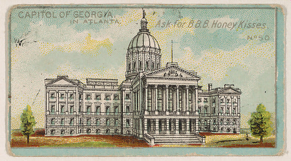 :Number 50 Capitol of Georgia Atlanta from the "State Capito-16x12"(A3) Poster