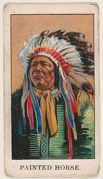 :Painted Horse from the Wild West Gum series for John H. Doc-16x12"(A3) Poster