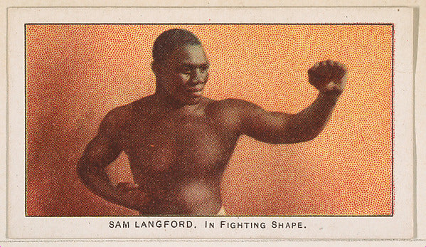 :Sam Langford In Fighting Shape from the 27 Scrappers series-16x12"(A3) Poster