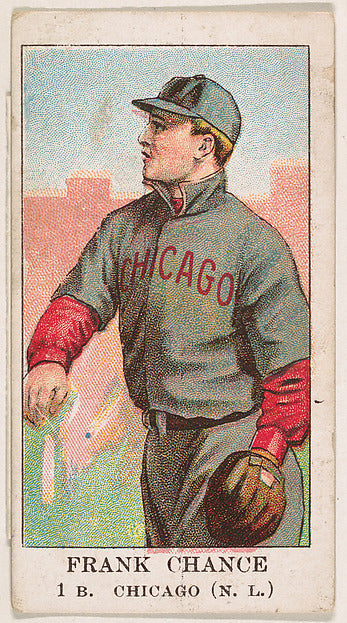 :Frank Chance 1st Base Chicago National League from the Base-16x12"(A3) Poster