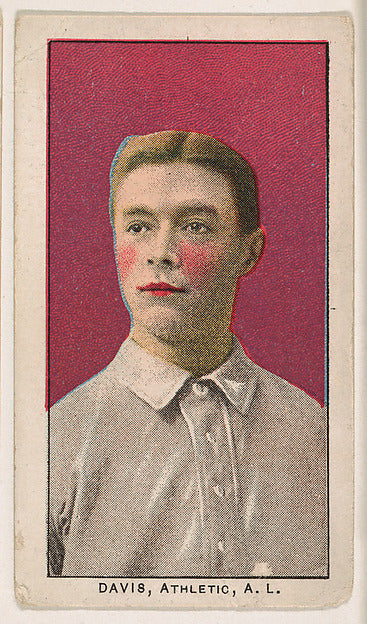 :Davis Athletic American League from the 30 Ball Players ser-16x12"(A3) Poster