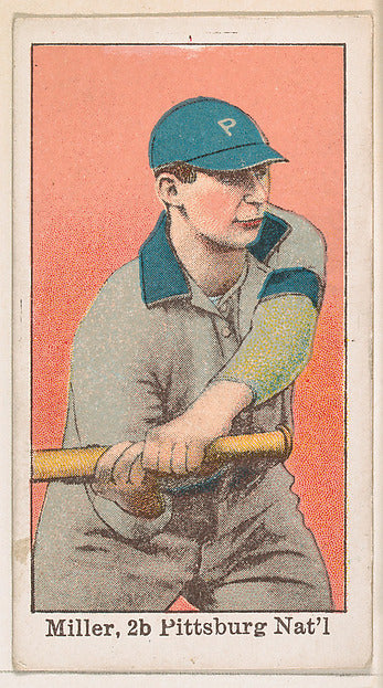 :Miller 2nd Base Pittsburgh National League from the "25 Bas-16x12"(A3) Poster