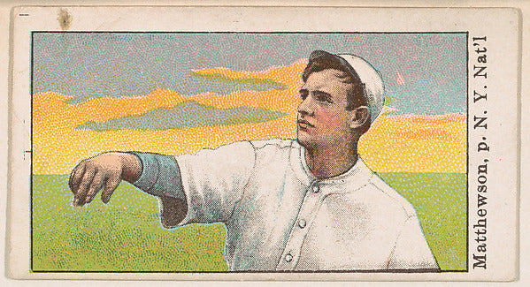 :Matthewson Pitcher New York National League from the "25 Ba-16x12"(A3) Poster