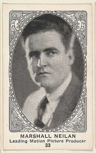 :Card 33 Marshall Neilan Leading Motion Picture Producer fro-16x12"(A3) Poster