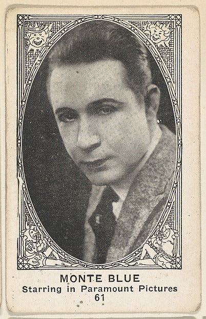 :Card 61 Monte Blue Starring in Paramount Pictures from the -16x12"(A3) Poster