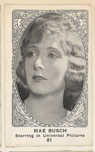 :Card 81 Mae Busch Starring in Universal Pictures from the M-16x12"(A3) Poster