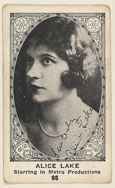 :Card 95 Alice Lake Starring in Metro Productions from the M-16x12"(A3) Poster