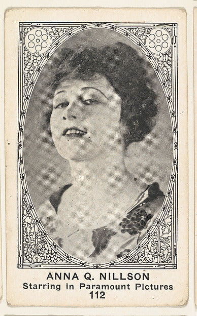 :Card 112 Anna Q. Nillson Starring in Paramount Pictures fro-16x12"(A3) Poster