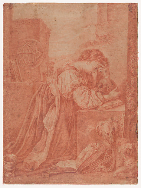 Henri Simon Thomassin , After Domenico Fetti 1591/92–1623 Ve-16x12"(A3) Poster
