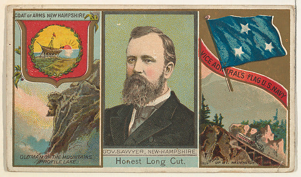 :Governor Sawyer New Hampshire from "Governors Arms Etc." se-16x12"(A3) Poster