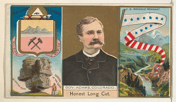 :Governor Adams Colorado from "Governors Arms Etc." series -16x12"(A3) Poster