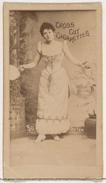 :Card Number 80 Jansen from the Actors and Actresses series -16x12"(A3) Poster