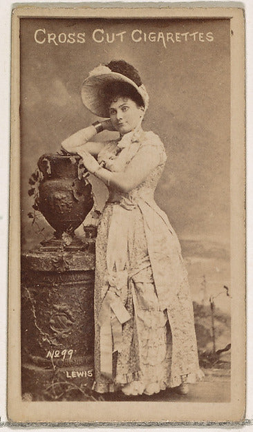 :Card Number 99 Lewis from the Actors and Actresses series i-16x12"(A3) Poster