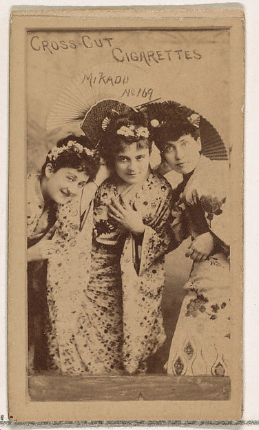 :Card Number 169 Mikado from the Actors and Actresses series-16x12"(A3) Poster