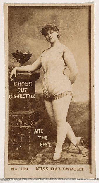 :Card Number 199 Fanny Davenport from the Actors and Actress-16x12"(A3) Poster