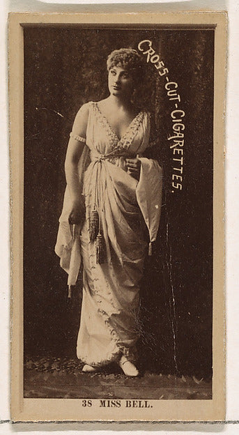 :Card Number 38 Miss Bell from the Actors and Actresses seri-16x12"(A3) Poster