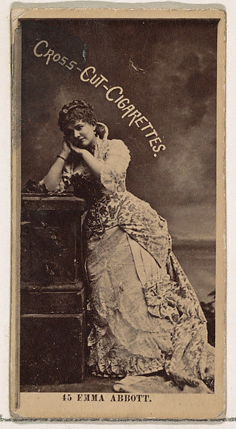 :Card Number 45 Emma Abbott from the Actors and Actresses se-16x12"(A3) Poster