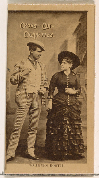 :Card Number 70 Agnes Booth from the Actors and Actresses se-16x12"(A3) Poster