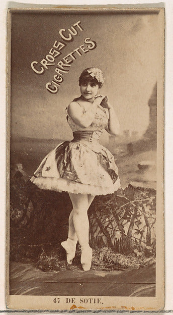 :Card Number 47 De Sotie from the Actors and Actresses serie-16x12"(A3) Poster