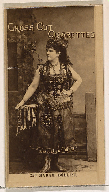 :Card Number 253 Madam Bollini from the Actors and Actresses-16x12"(A3) Poster