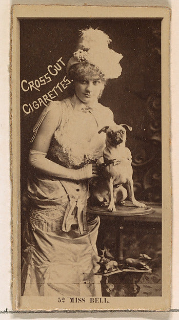 :Card Number 52 Miss Bell from the Actors and Actresses seri-16x12"(A3) Poster
