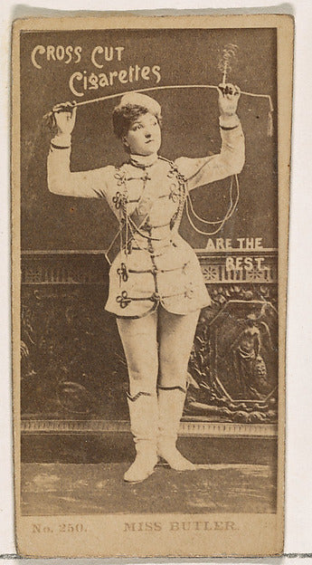 :Card Number 250 Miss Butler from the Actors and Actresses s-16x12"(A3) Poster