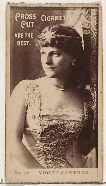 :Card Number 30 Violet Cameron from the Actors and Actresses-16x12"(A3) Poster