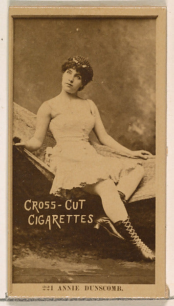 :Card Number 221 Annie Dunscomb from the Actors and Actresse-16x12"(A3) Poster