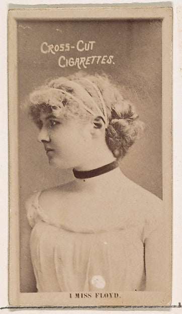 :Card Number 1 Miss Floyd from the Actors and Actresses seri-16x12"(A3) Poster