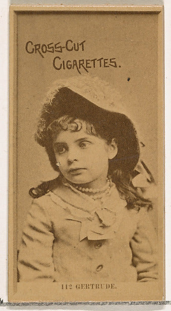 :Card Number 112 Gertrude from the Actors and Actresses seri-16x12"(A3) Poster