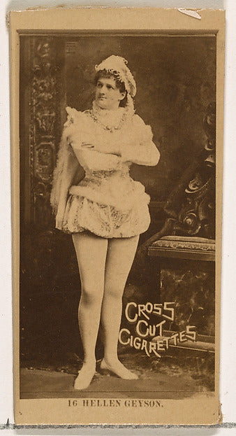 :Card Number 16 Hellen Geyson from the Actors and Actresses -16x12"(A3) Poster