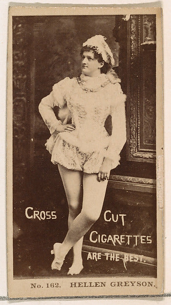 :Card Number 162 Hellen Greyson from the Actors and Actresse-16x12"(A3) Poster