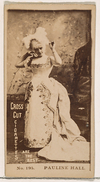 :Card Number 195 Pauline Hall from the Actors and Actresses -16x12"(A3) Poster