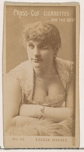 :Card Number 52 Lizzie Hight from the Actors and Actresses s-16x12"(A3) Poster
