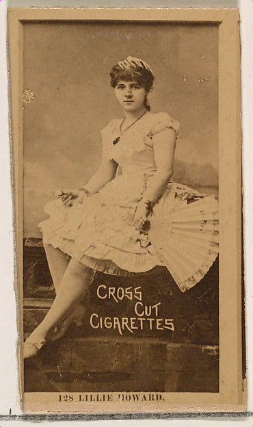 :Card Number 128 Lillie Howard from the Actors and Actresses-16x12"(A3) Poster